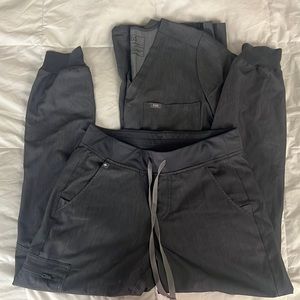 Figs scrub set! Grey, size Small